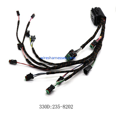 E330D Excavator 2358202 Universal Auto Wiring Harness For CAT C9 Engine