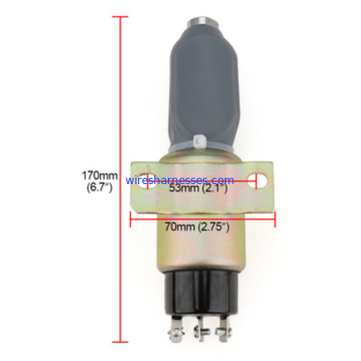 PC200-7 Cummins Flameout Switch Engine Oil Off Valve Switch 3864274